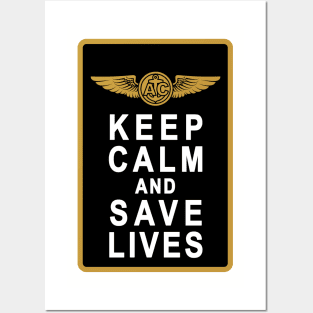 Keep Calm and Save Lives Posters and Art